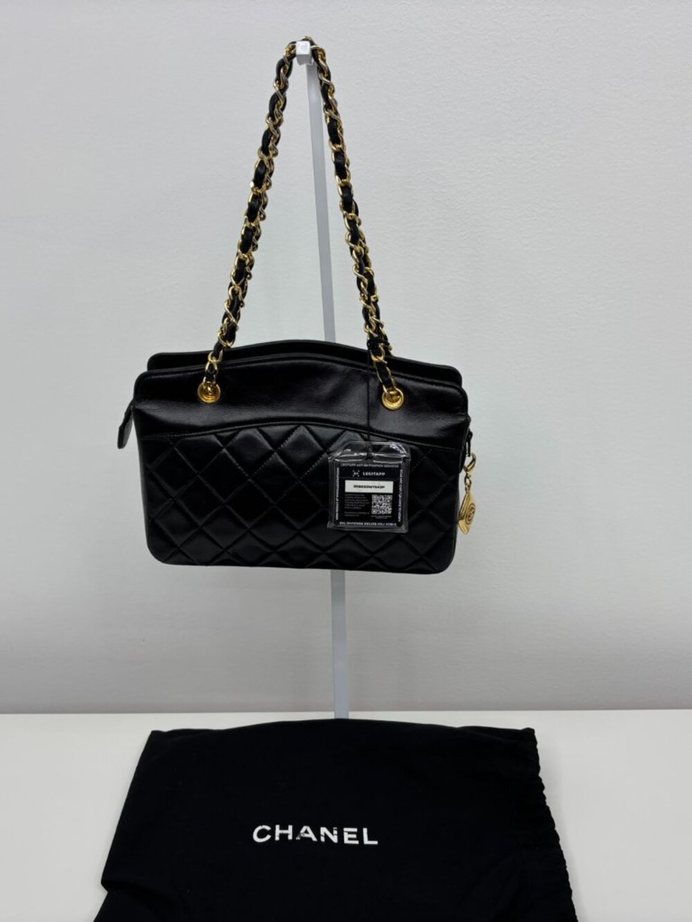 Vintage Chanel Series 1 Quilted Bag with 24k Gold Hardware